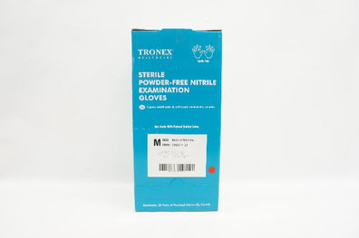 Tronex Healthcare 9088STR-20 Powder-Free Nitrile Exam Gloves, M - Pack of 50